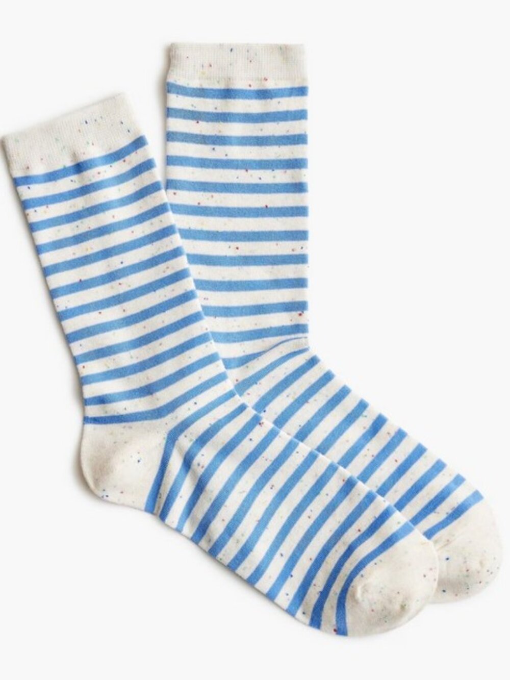 J. Crew Striped flecked trouser socks